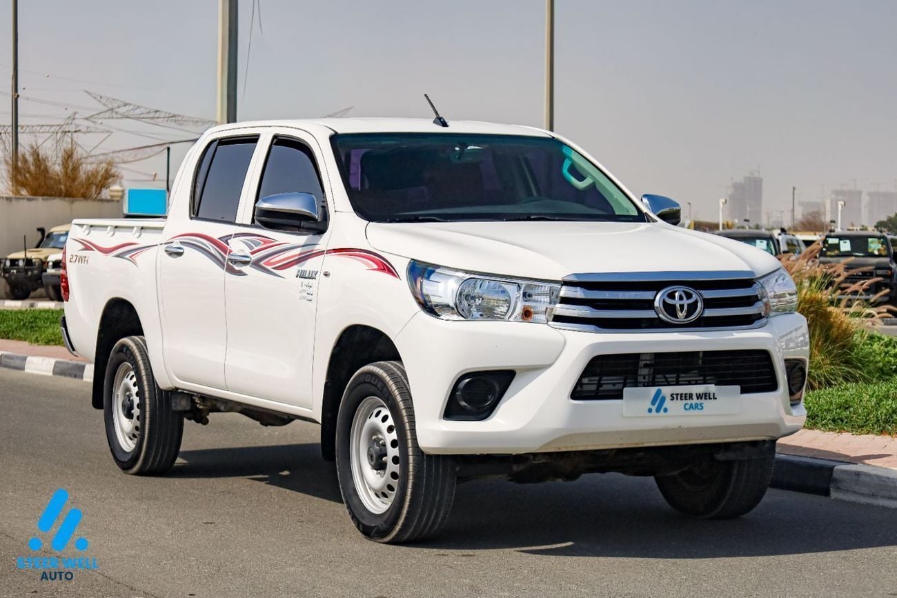 تويوتا هيلوكس GL 2022 GL 2.7L DC | 4WD | 2.7L Petrol | Automatic | GCC Specs | Best Price