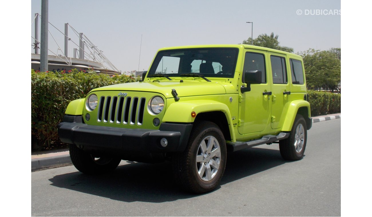Jeep Wrangler Brand New 2016  SAHARA UNLIMITED 3.6L V6 GCC With 3 Yrs/60000 km AT the Dealer