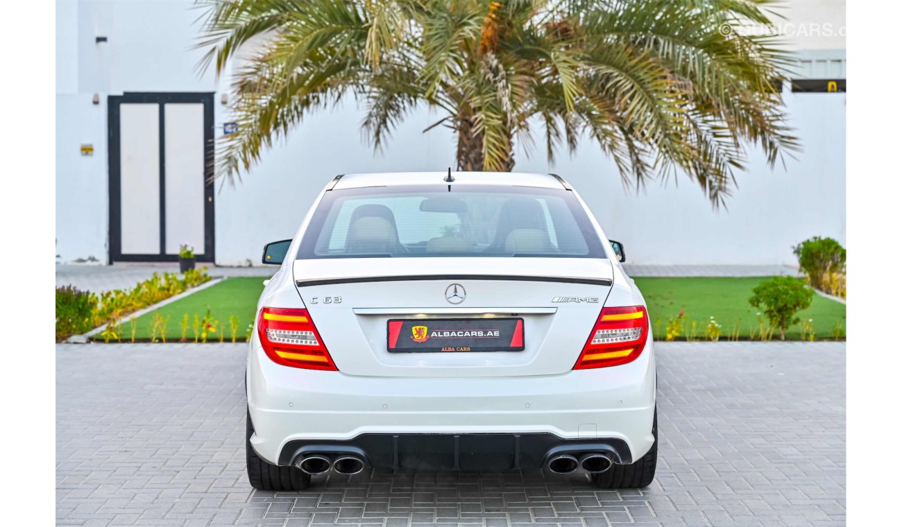 Mercedes-Benz C 63 AMG 1,939 P.M |  0% Downpayment | Full Option | Exceptional Condition