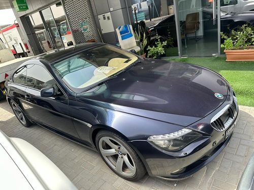 BMW 650i BMW 650 model 2008 gcc full option scrap