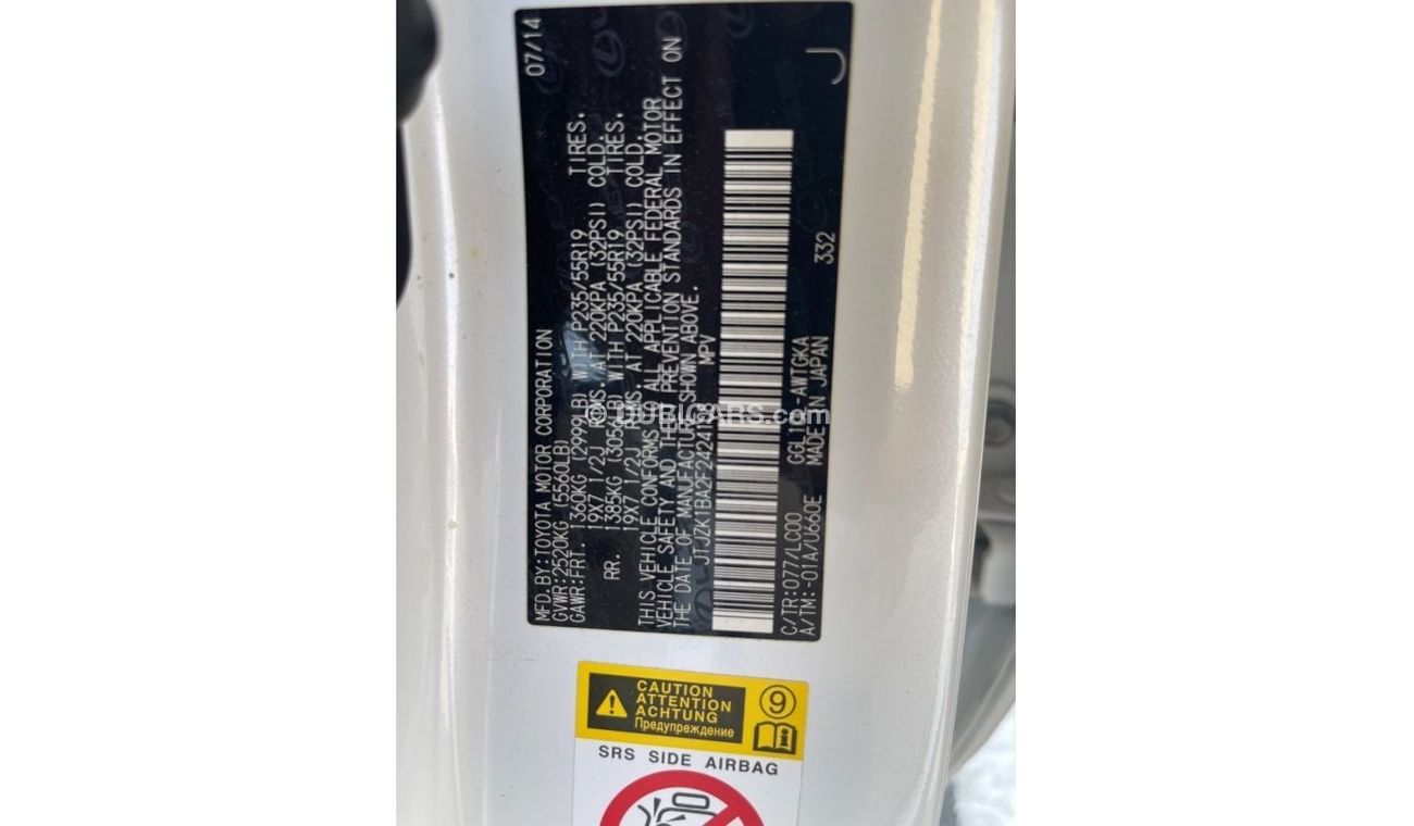 Lexus RX350 Platinum Lexus RX 350   (USA _ SPEC) - 2015 - VERY GOOD CONDITION