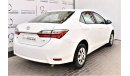 Toyota Corolla AED 910 PM | 1.6L SE GCC DEALER WARRANTY