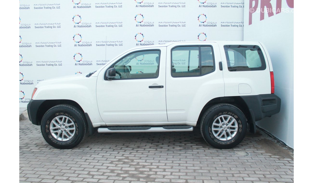 Nissan X-Terra 4.0L S 4WD V9 2015 GCC DEALER WARRANTY AND REGISTRATION