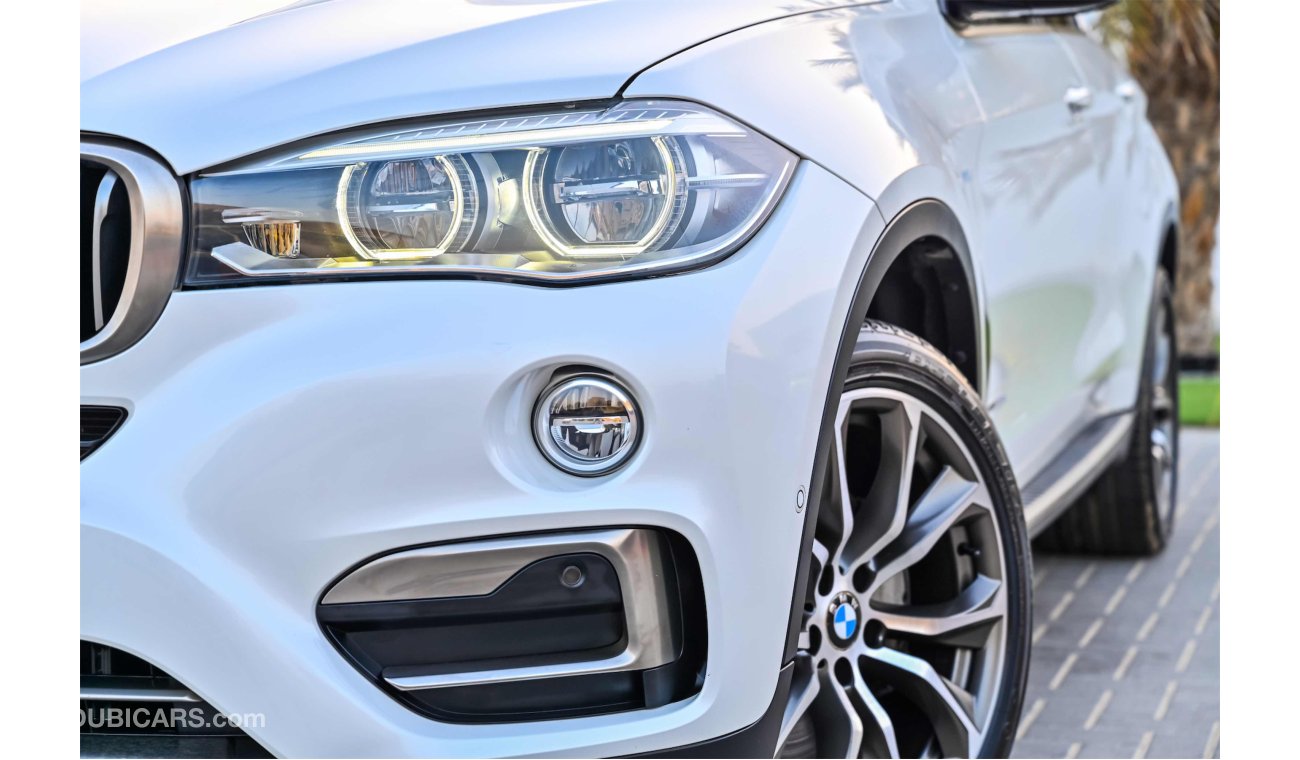 بي أم دبليو X6 xDrive50i M-Kit V8 | 2,428 P.M | 0% Downpayment | Full Option | Immaculate Condition