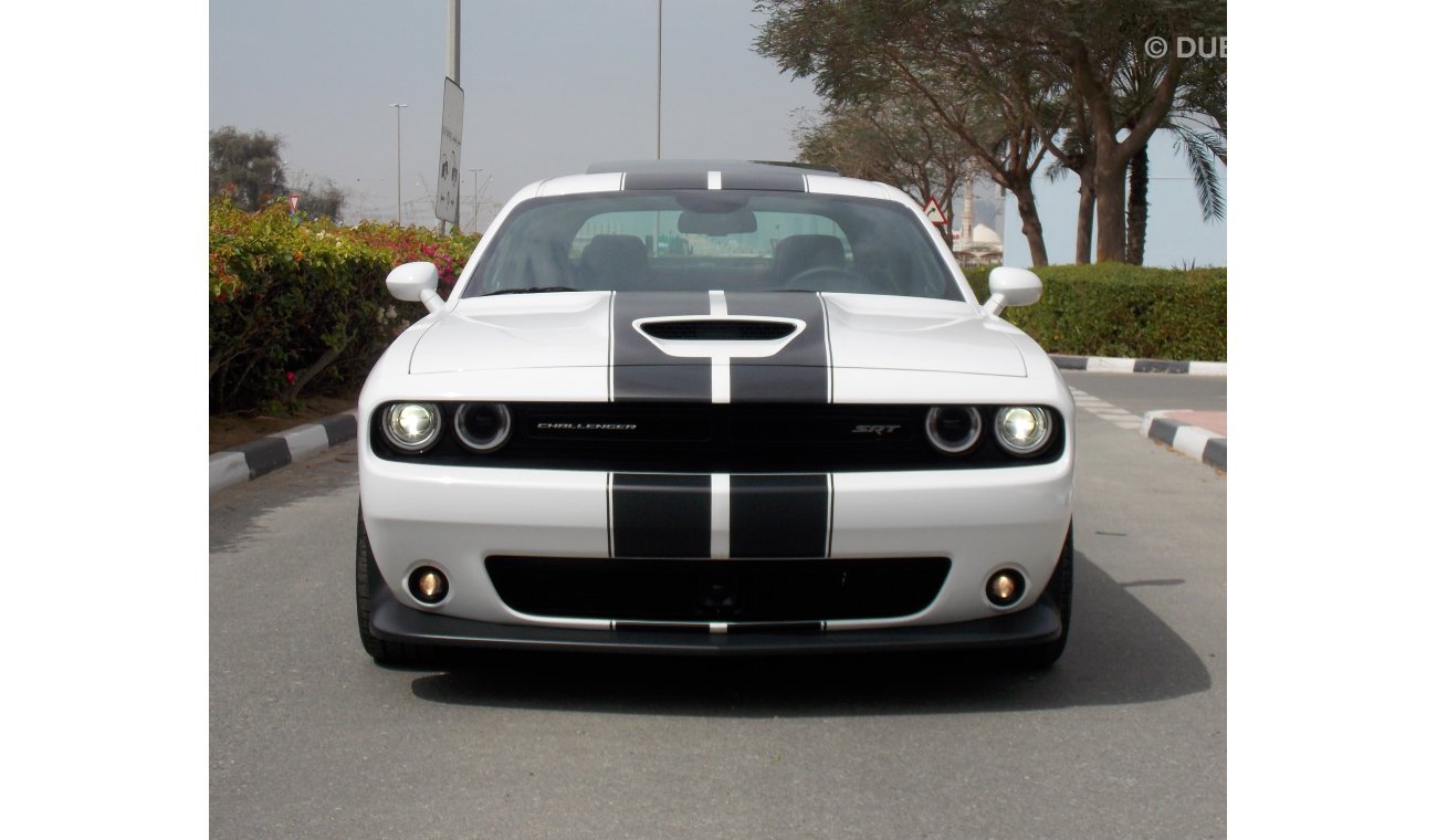 Dodge Challenger 2016 # SRT# 6.4-L V8 HEMI #GCC #ACC # BLISS # SUNROOF # 3 Yrs-60k km Dealer WNTY * RAMADAN OFFER *