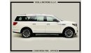 Lincoln Navigator Reserve AL TAYER CAR + SPECIAL INTERIOR + PEARL WHITE / GCC / 2019 / UNLIMITED MILEAGE WARRANTY / 2,