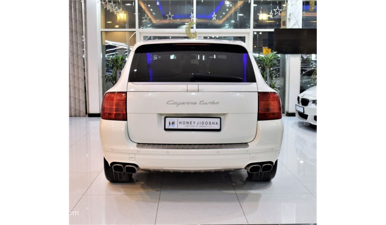 بورش كايان توربو Porsche Cayenne TURBO 2005 Model!! in White Color! GCC Specs