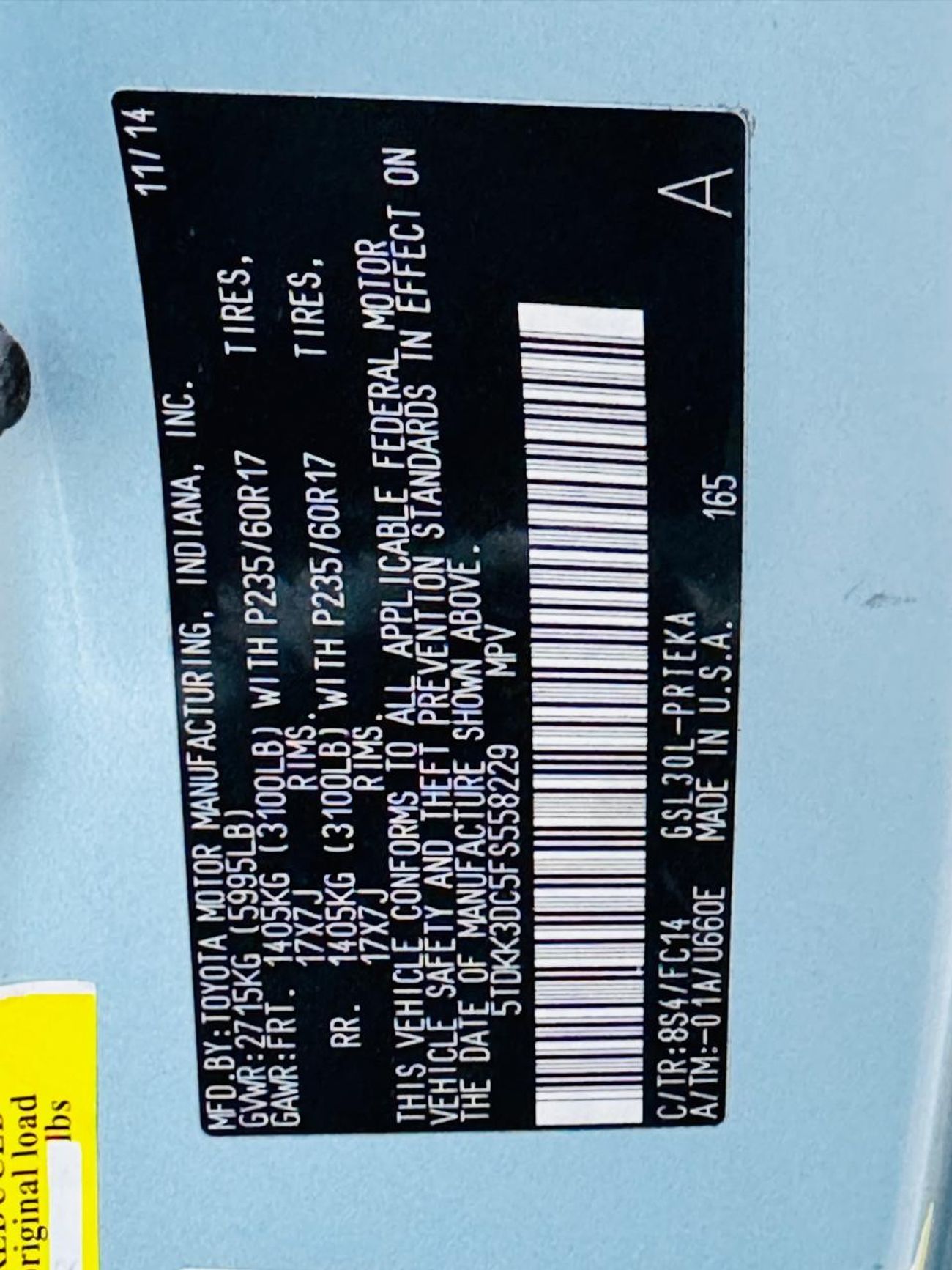 تويوتا سيينا LE