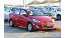 Hyundai Accent SILVER 2015 GCC NO PAIN NO ACCIDENT PERFECT