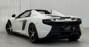 McLaren 650S 2016 McLaren 650S Spider, July 2025 McLaren Agency Warranty, Full Service History, GCC