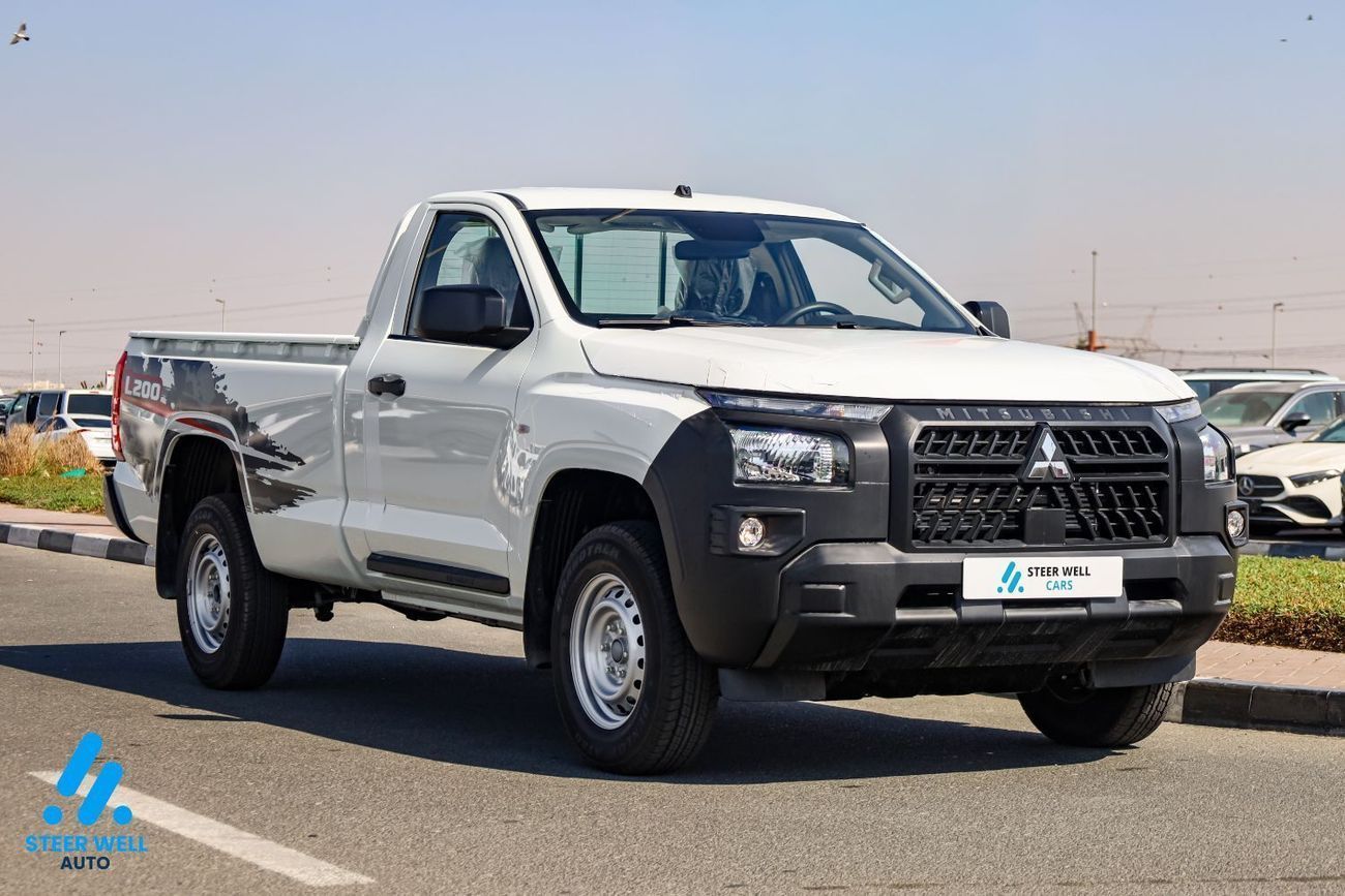 ميتسوبيشي L200 GL 2026 Single Cabin | 2.4L Turbo DSL | 5-Speed MT | 4WD | Heavy-Duty Workhorse