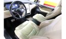 تيسلا موديل اكس Tesla Model X P100D 2017 GCC under Warranty with Flexible Down-Payment