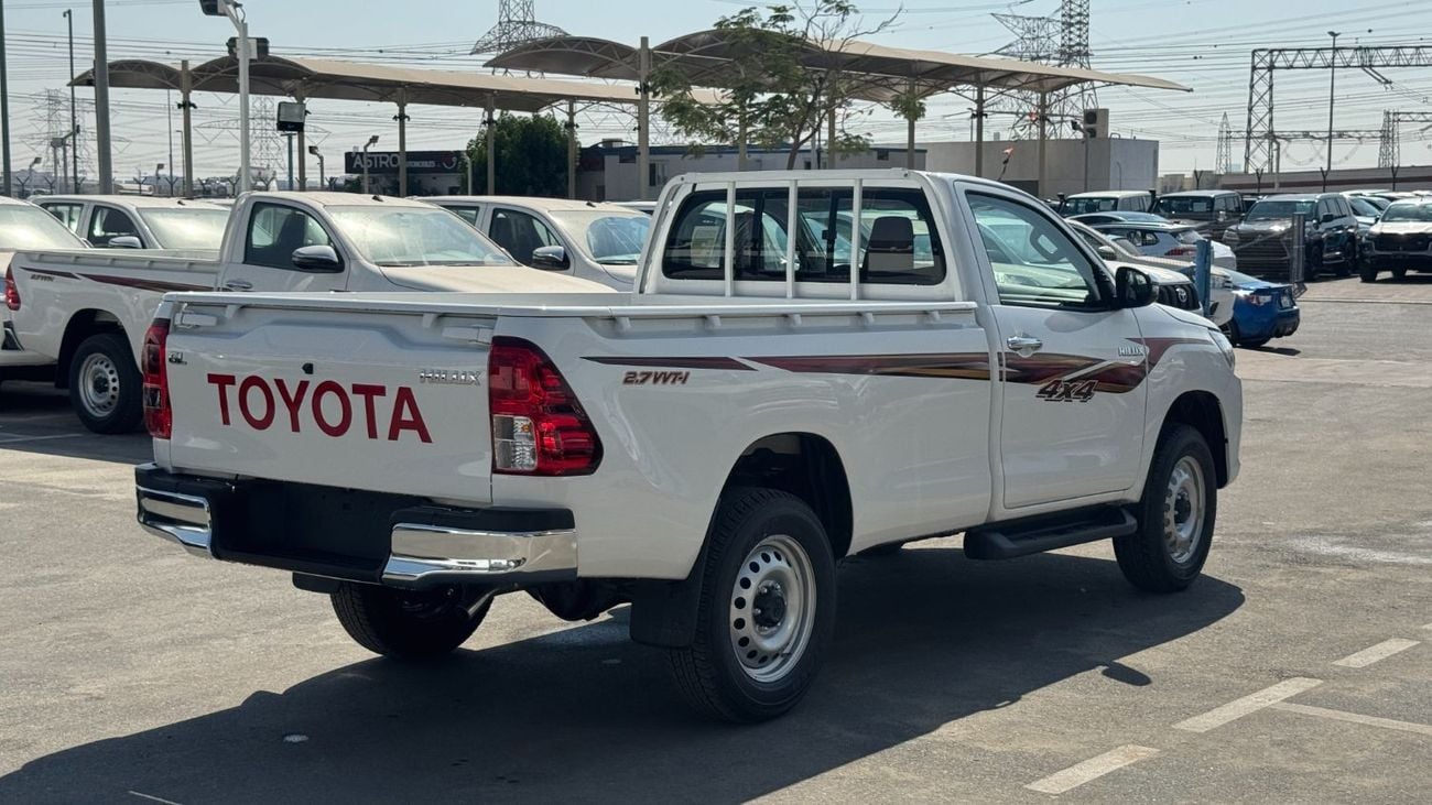 تويوتا هيلوكس هايلكس كابينة واحدة 2.7 لتر بنزين M/T 2024 أبيض