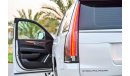 Cadillac Escalade | AED 2,722 Per Month | 0% DP |  Fully Loaded | Immaculate Condition