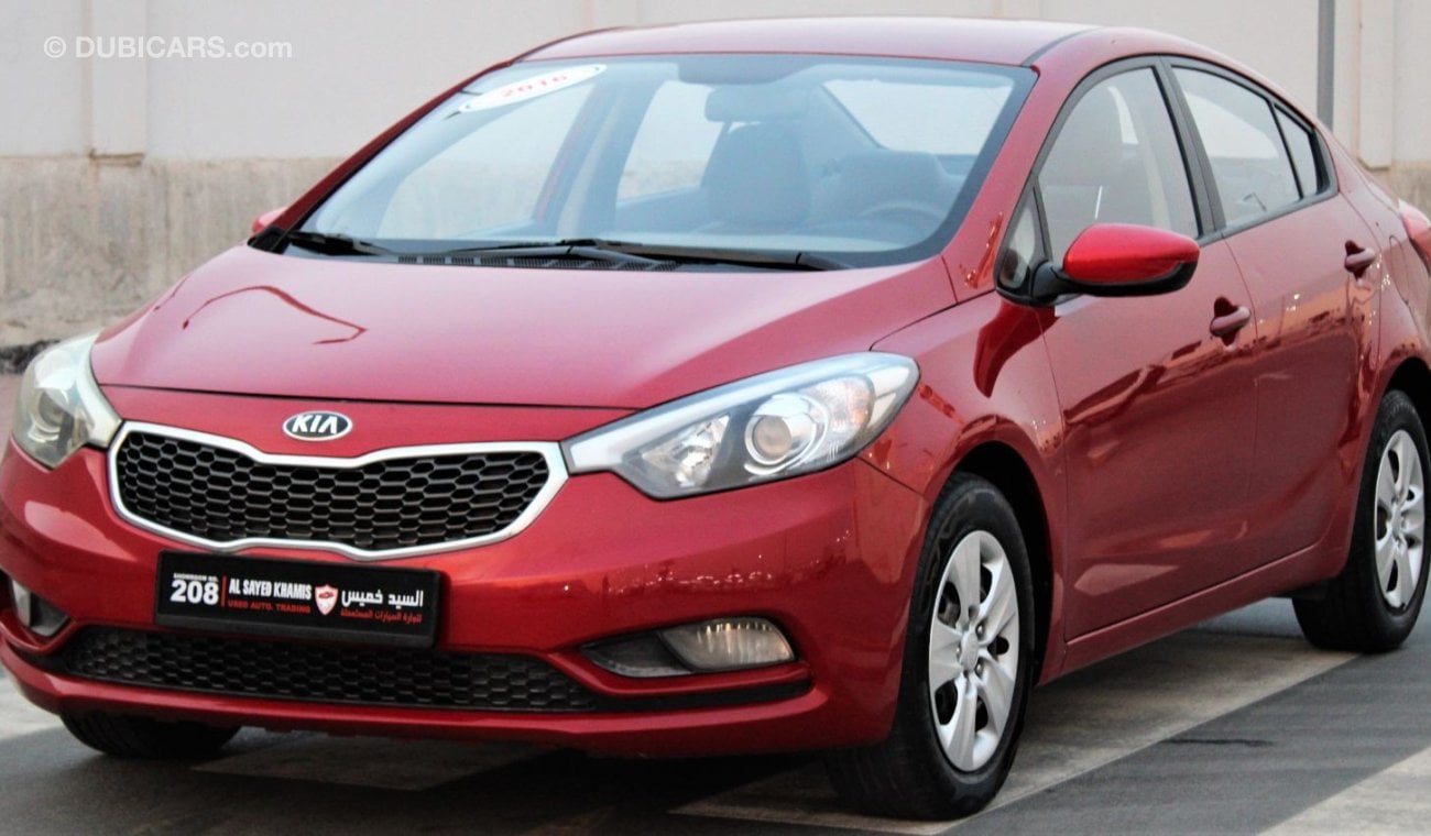 Kia Cerato Kia Cerato 2016 GCC in excellent condition without accidents, very clean from inside and outside