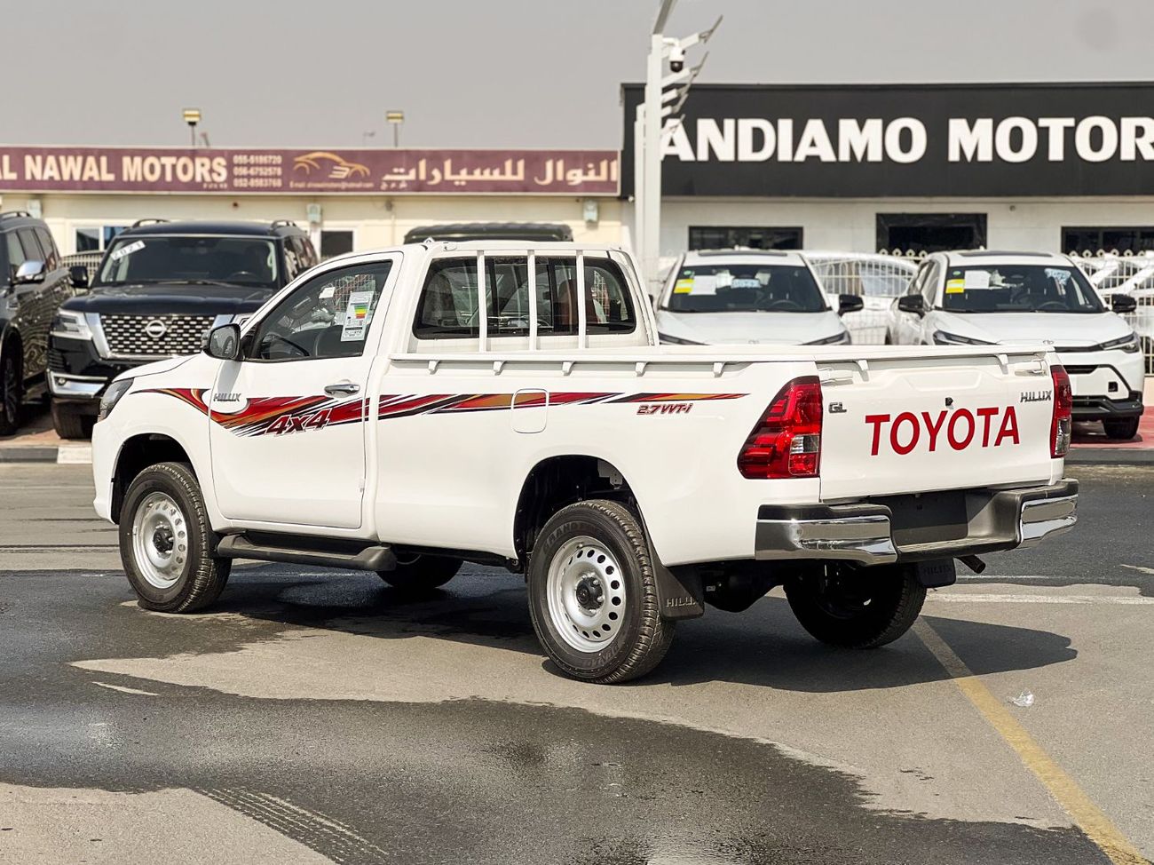 تويوتا هيلوكس EXPORT ONLY - Hilux GL 2.4L 4x4 Without Differential Lock