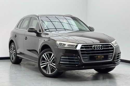 أودي Q5 45 TFSI Quattro S Line 2.0L (252 HP) 2018 AUDI Q5 S-Line 45TFSI Quattro, Warranty, Full Service Hist