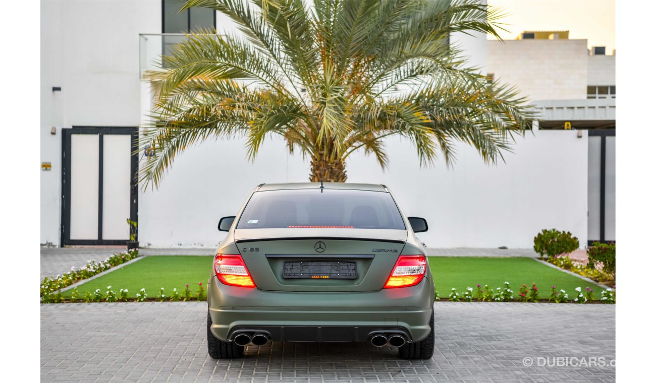 مرسيدس بنز C 63 AMG 6.3L V8 AMG