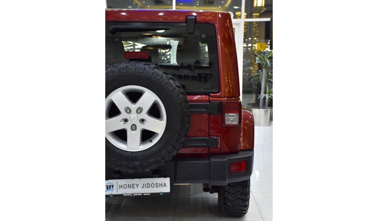 جيب رانجلر EXCELLENT DEAL for our Jeep Wrangler Unlimited SAHARA ( 2012 Model ) in Maroon Color GCC Specs