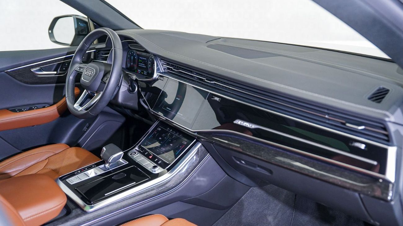 أودي Q8 | AED 4,545 PM | Warranty Feb 2028 | GCC