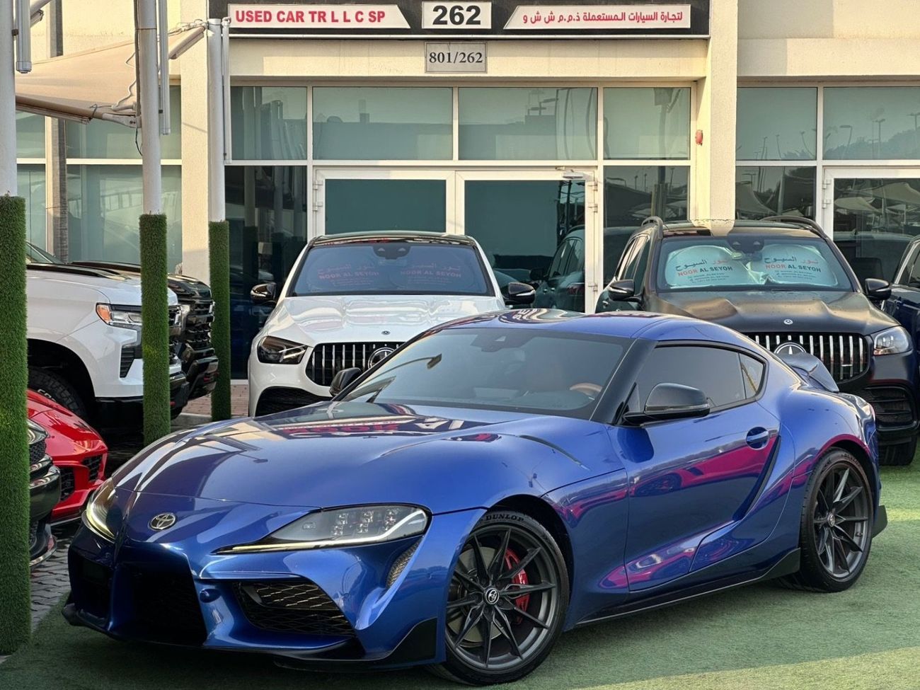 Toyota Supra GR RB 3.0L TOYOTA SUPRA GR GCC 2023 Service history (under warranty) Original paint  full option Ful