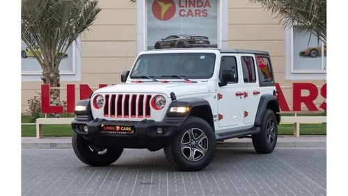 جيب رانجلر Unlimited Sport 3.6L A/T Jeep Wrangler Unlimited Sport 2018 GCC under Warranty with Flexible Down-Pa