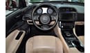 Jaguar XE ORIGINAL PAINT ( صبغ وكاله ) Jaguar XE 20t 2016 Model!! in Red Color! GCC Specs