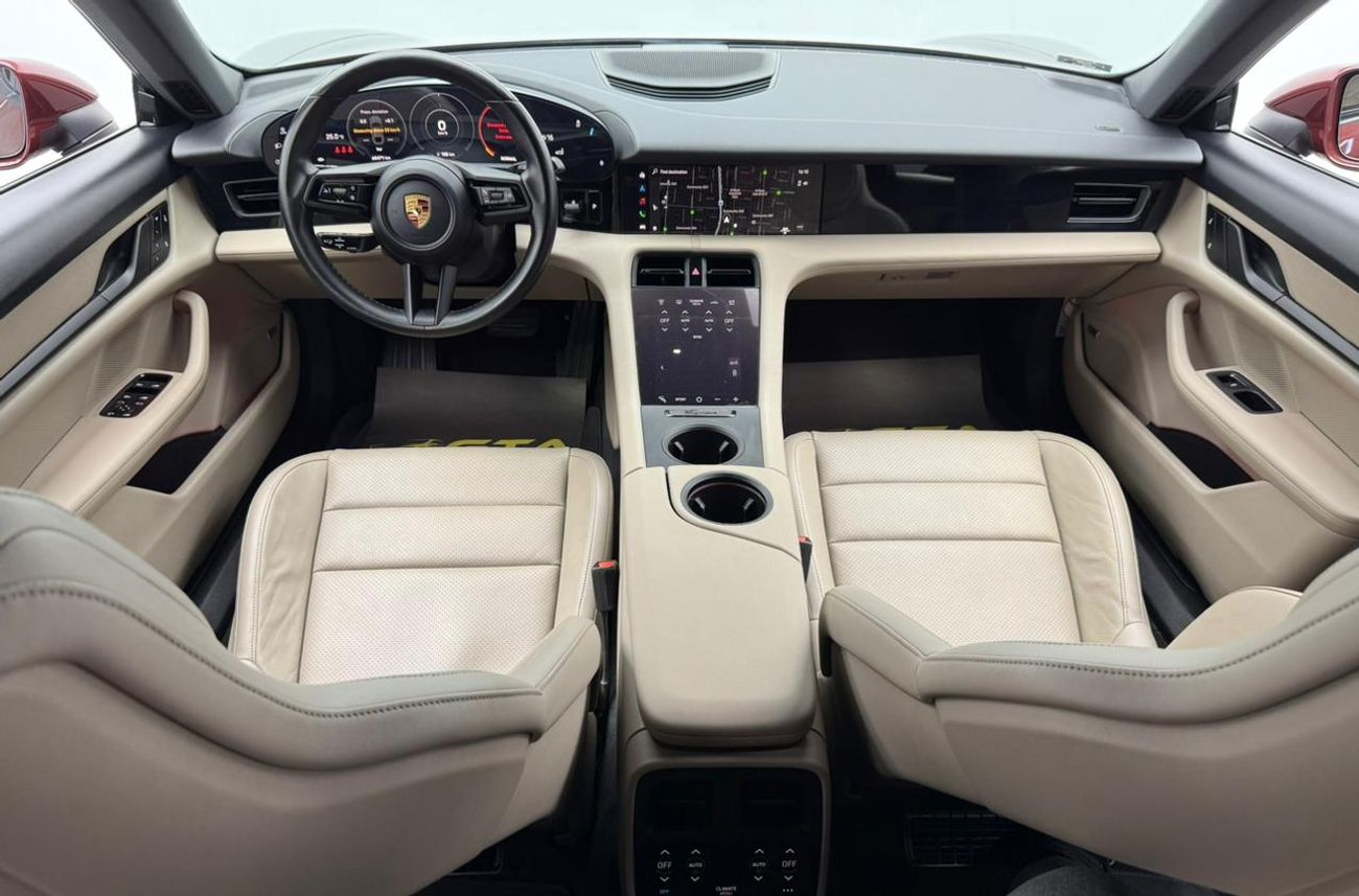 بورش تايكان Base 2022 Porsche Taycan ,Al Nabooda Warranty ,Full Service History ,GCC