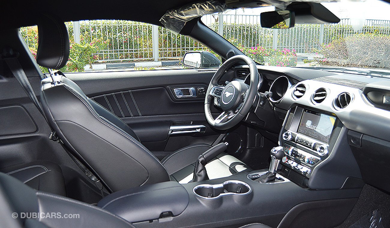 Ford Mustang 2019 GT Premium, 5.0 V8 GCC, 0km w/ 3Yrs or 100K km Warranty and 60K km Service from Al Tayer Motors