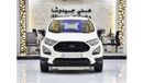 Ford EcoSport EXCELLENT DEAL for our Ford Ecosport 1.5L ( 2021 Model ) in White Color GCC Specs