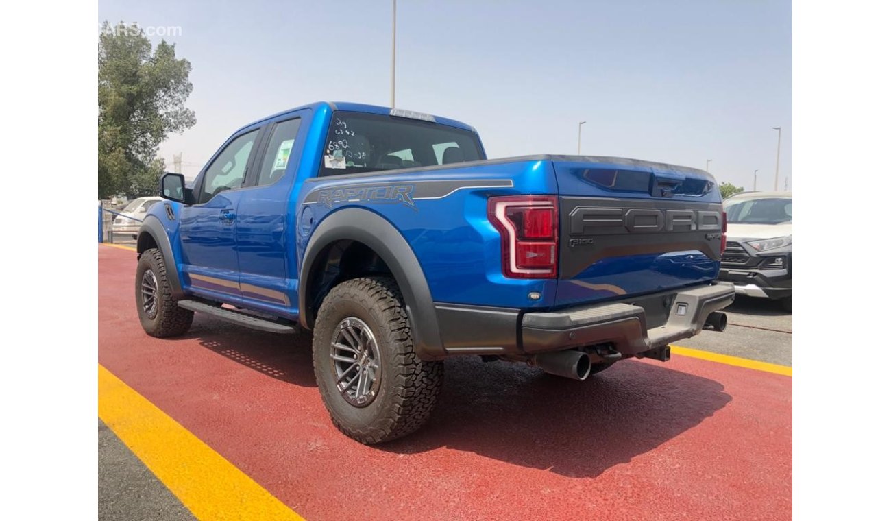 Ford F-150 FORD F150 RAPTOR SUPER CAB 3.5L, PETROL, 4WD, MODEL 2021, BLUE EXTERIOR WITH BLUE & BLACK LEATHER IN