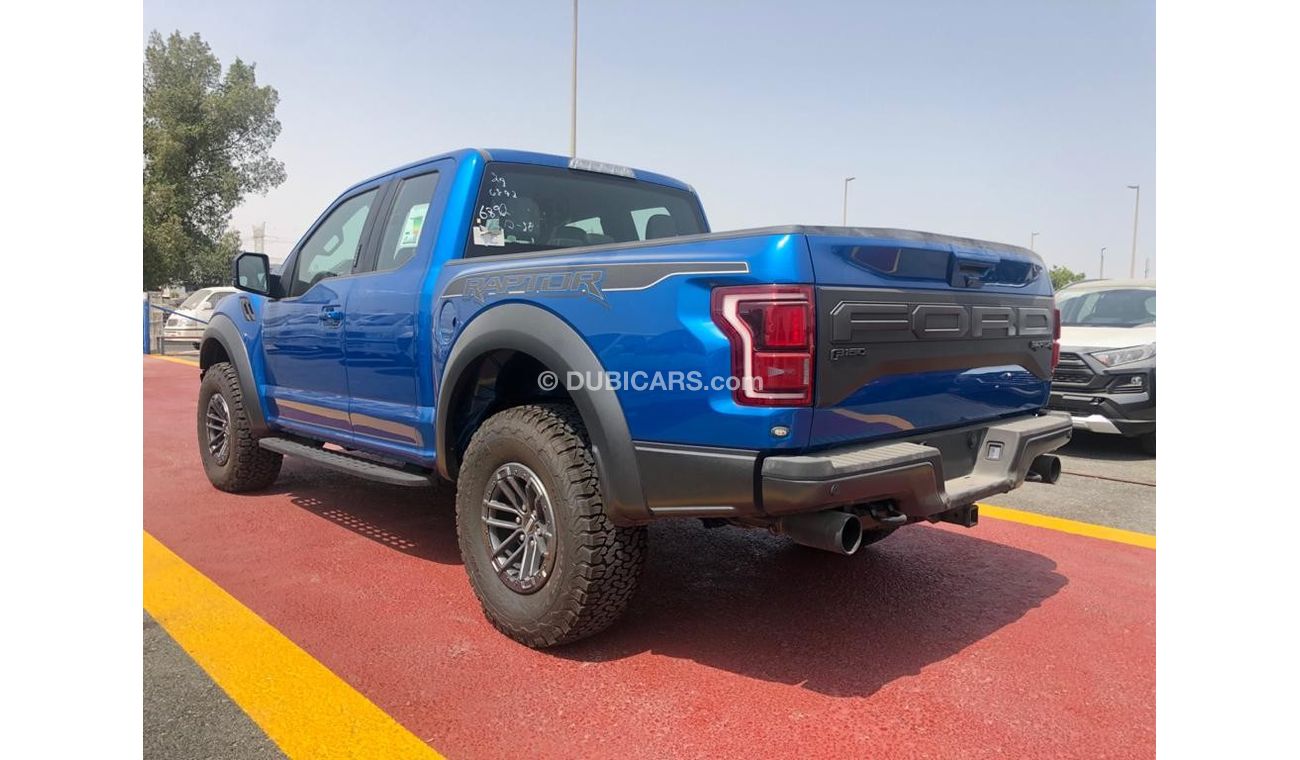 Ford F 150 FORD F150 RAPTOR SUPER CAB 3.5L, PETROL, 4WD, MODEL 2021, BLUE EXTERIOR WITH BLUE & BLACK LEATHER IN