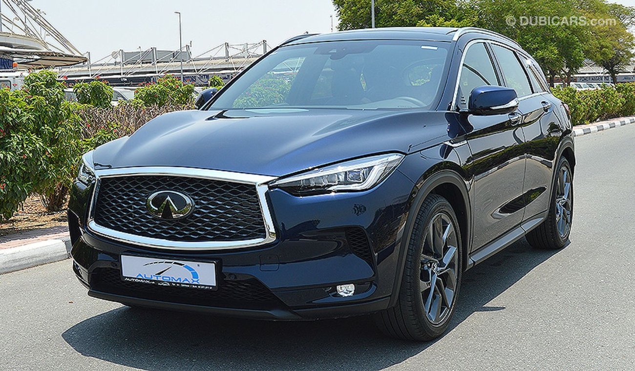 Infiniti QX50 2019, Luxe Autograph Edition, GCC, 0km w/ 5Yrs or 200K km WTY + 2Yrs or 50K km SERV from Dynatrade