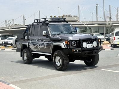Toyota Land Cruiser Pick Up 2019 | 4.5L DIESEL | MT | RHD | HEAVY BULL BAR WITH LED LIGHTS | SPORTS BAR WITH BASKET | MODIFIED T