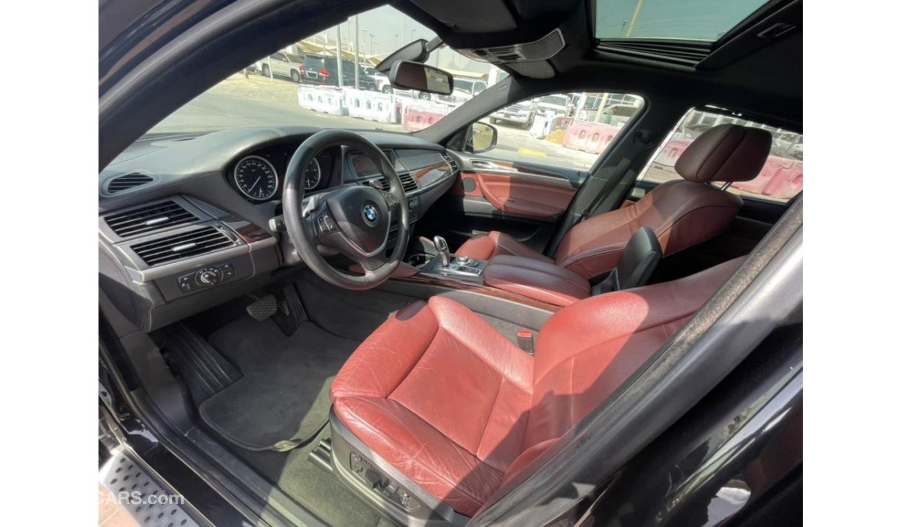 BMW X6 بي أم دبليو X6 2009 XDRIVE 5،0i GCC، BLACK، ORIGINAL PAINT، RED INTERIOR، IN EXCELLENT CONDITION