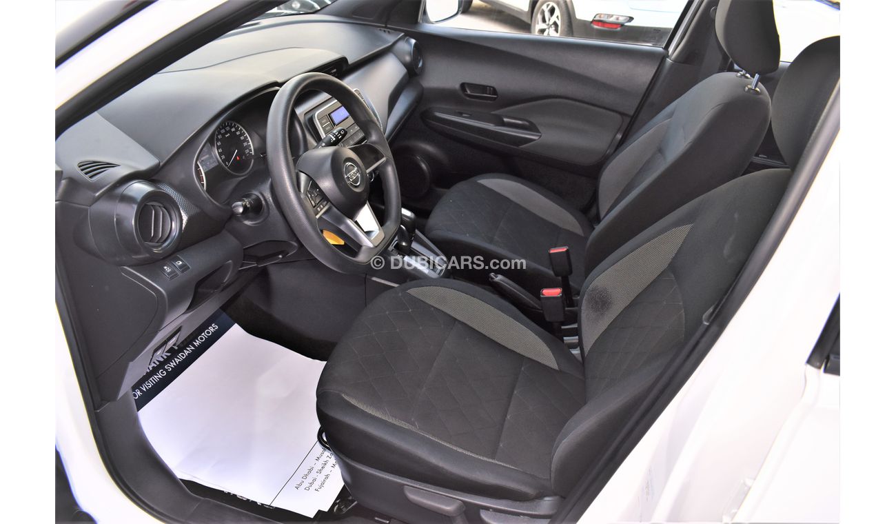 Nissan Kicks 1.6L S 2018 GCC DEALER WARRANTY