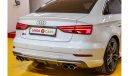 Audi S3 RESERVED ||| Audi S3 2018 GCC under Agency Warranty
