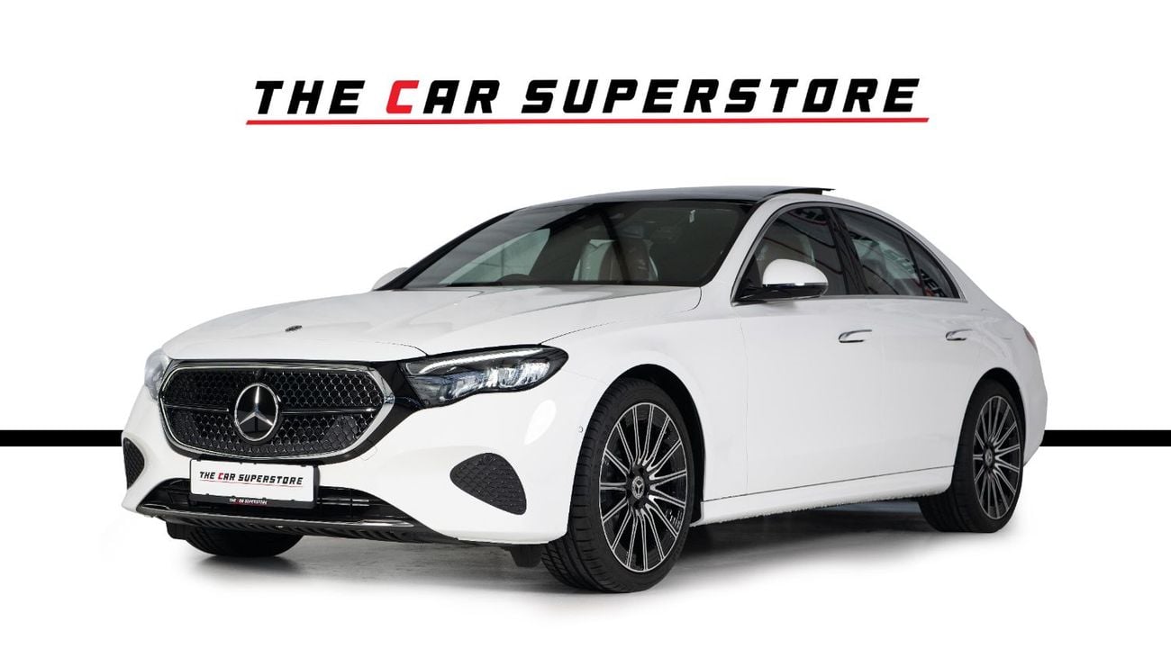 مرسيدس بنز E200 Avantgarde Exterior Package-20 Inch AMG Rims-Chrome Package