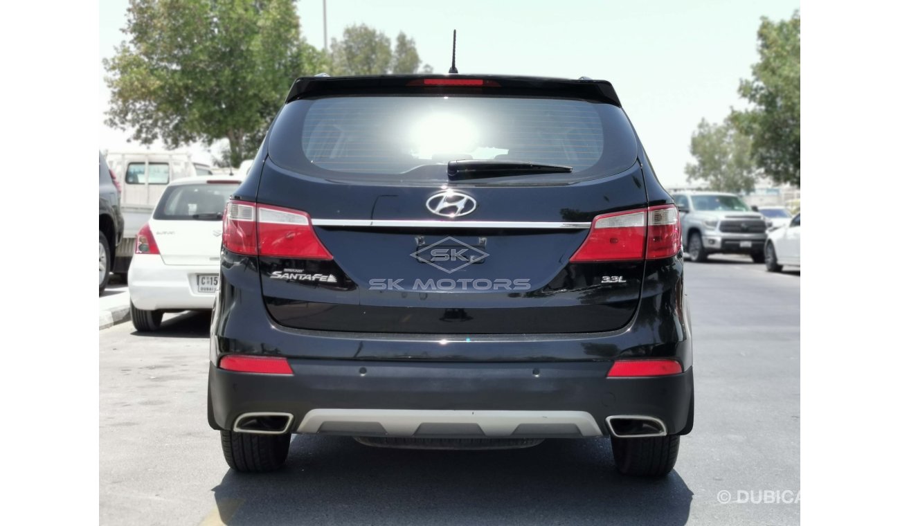 Hyundai Grand Santa Fe 3.3L, 18" Rims, DRL LED Headlights, Rear Parking Sensor, Leather Seats, Automatic Gear (LOT # 865)