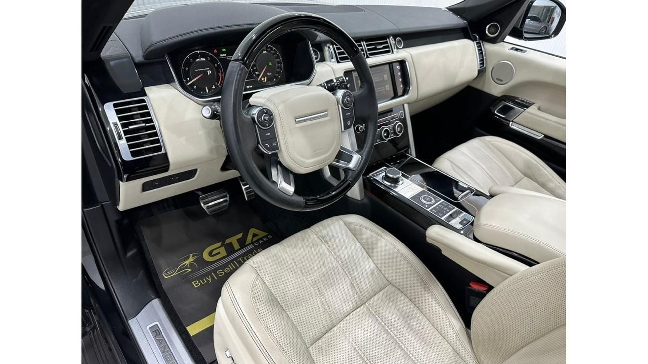 Land Rover Range Rover 2016 Range Rover Vogue SE V8 Supercharged, Full Range Rover Service History, GCC