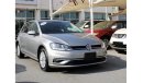 Volkswagen Golf SE SE SE ACCIDENTS FREE - GCC - ENGINE 1000 CC + TURBO - CAR IS IN PERFECT CONDITION INSIDE OUT