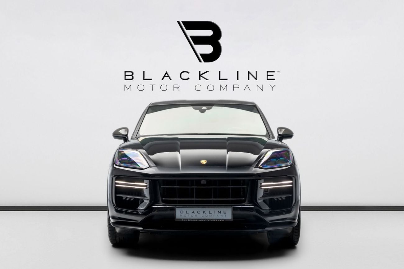 Porsche Cayenne TURBO GT BUY NOW, PAY 2027 | THE BLACKLINE STANDARD | 2027 Porsche Warranty, Low KMs, GCC