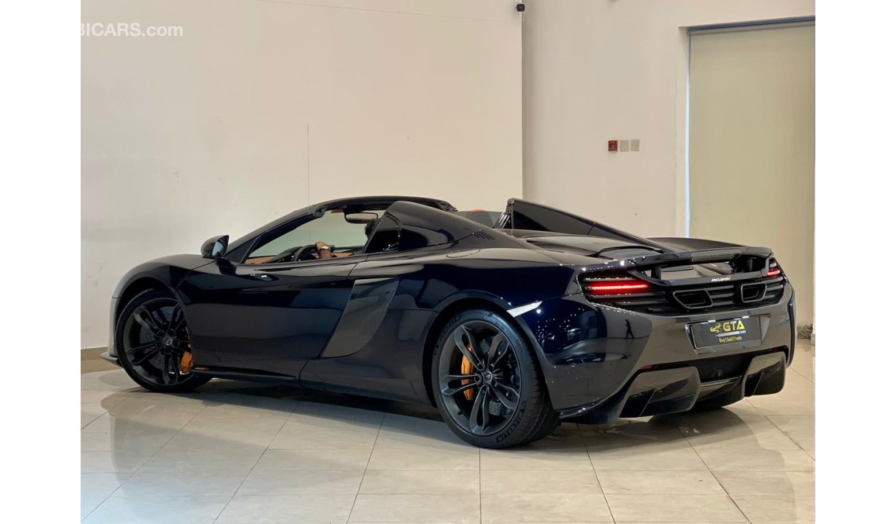 مكلارين 650S 2015 McLaren 650S Spider Sapphire Black, McLaren Warranty-Service History, GCC