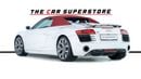 Audi R8 Spyder FSI 4.2L (430 HP) GCC-V8 Naturally Aspirated-Red Interior-Bang Olufsen Sound System