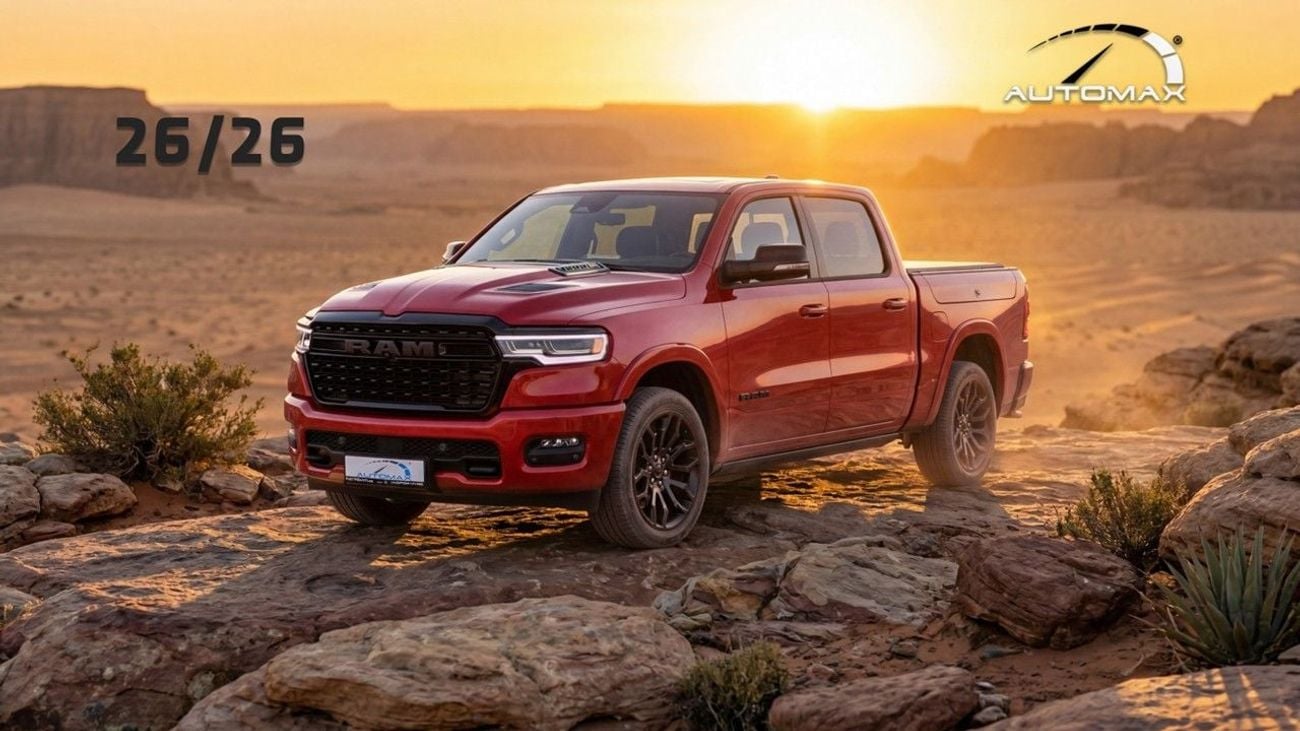 RAM 1500 (For Export , НА ЭКСПОРТ) PY 26/26 Limited Crew Cab Hurricane H.O 3.0TT GCC Без пробега