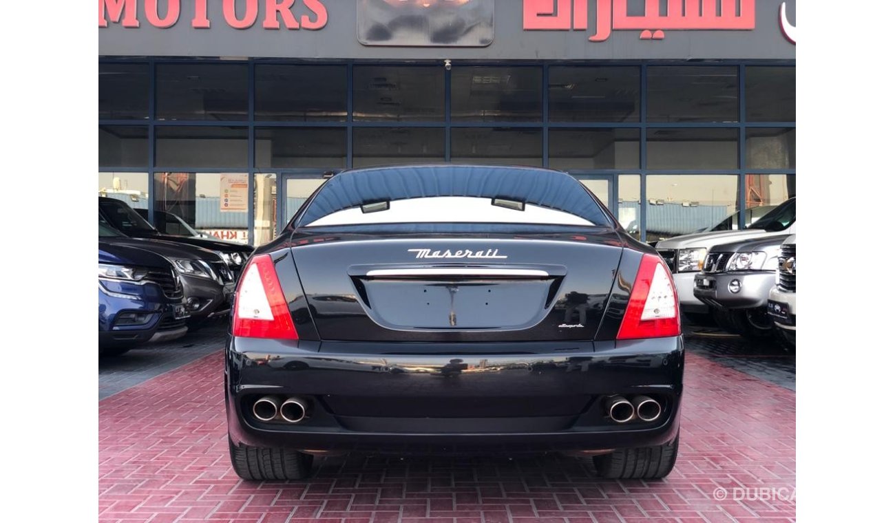 مازيراتي كواتروبورتي MASERATI QUATTROPORTE 4.2L V8 GCC LOW MILEAGE WITH FSH IN MINT CONDITION