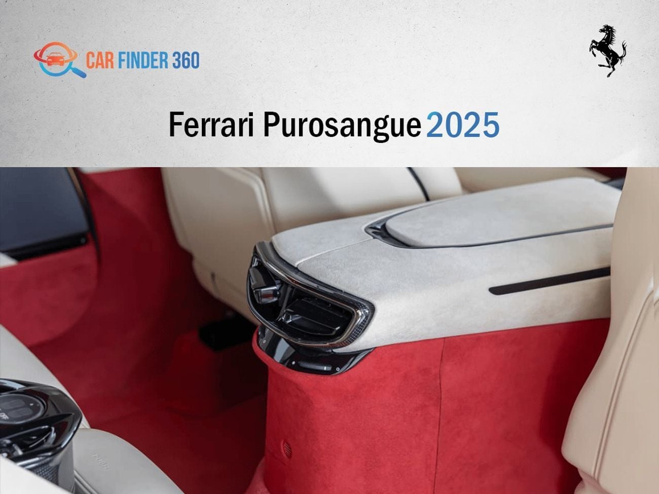 فيراري بوروسانجوي Ferrari Purosangue 2025 (Export Only)
