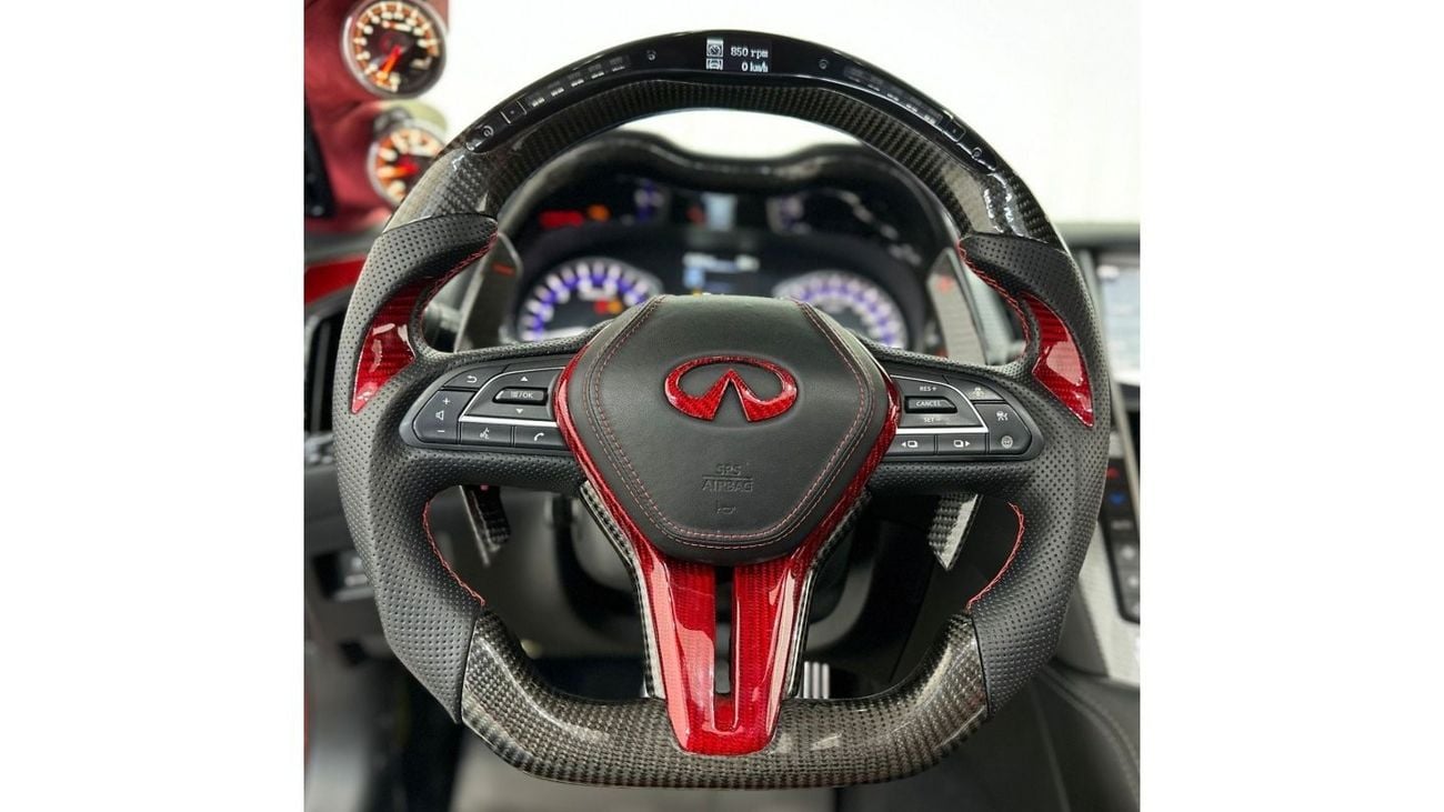 Infiniti Q60 2018 Infiniti Q60 S Red Sport Special Edition, Warranty, Full Infiniti Service History, GCC