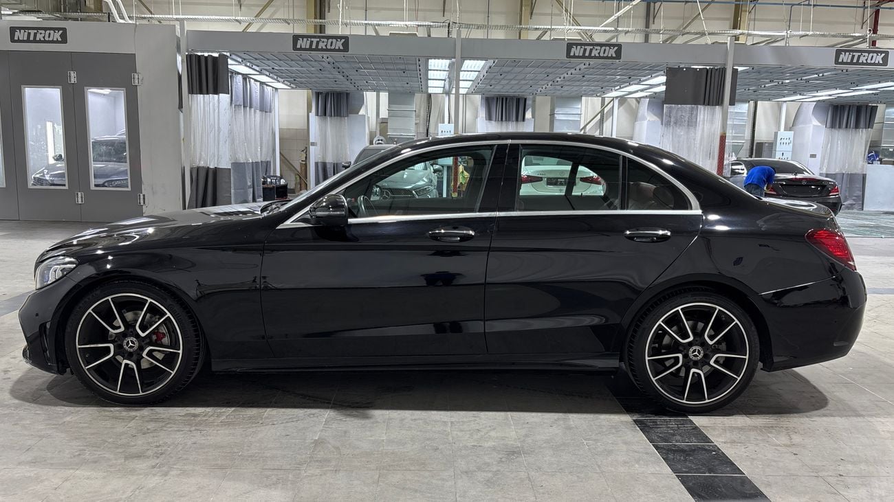 مرسيدس بنز C 200 2021 AMG LINE | AED 1590/Month | 0 DP | 30 Day Return | Warranty | Service History
