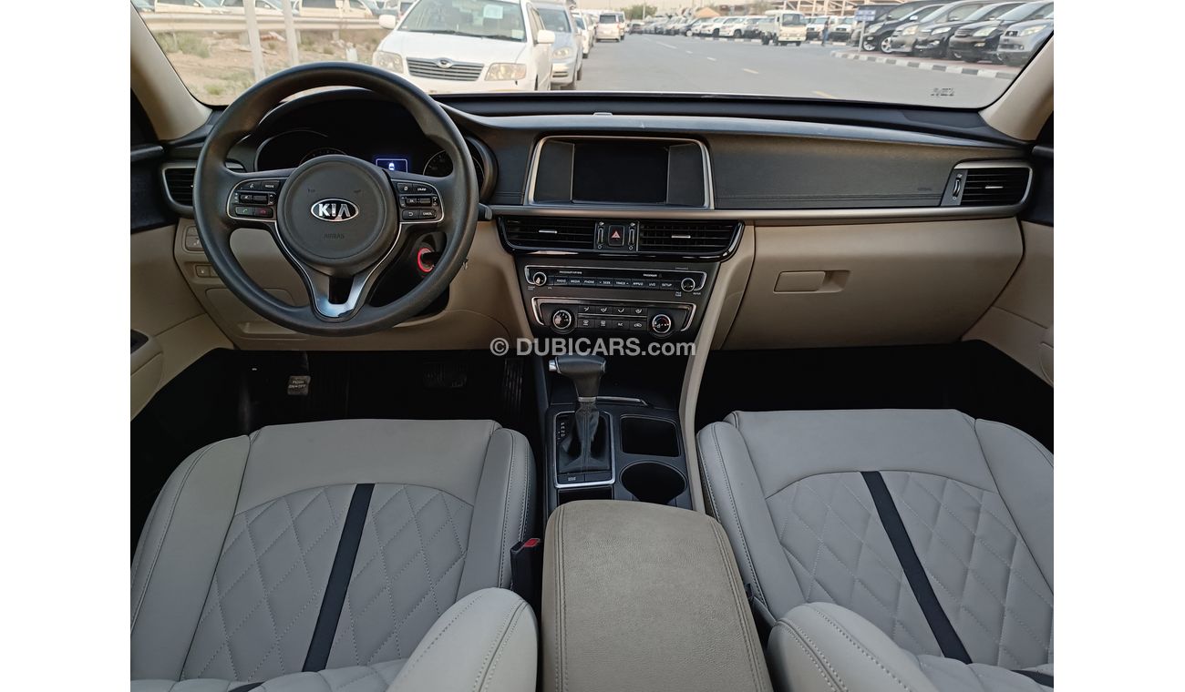 Kia Optima 2.4L Petrol, Leather Seats, DVD + Back Camera, 16'' Rims, Clean Interior and Exterior (LOT # 8894)
